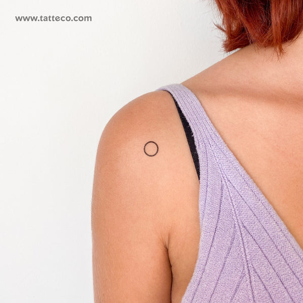 Little Circle Temporary Tattoo - Set of 3