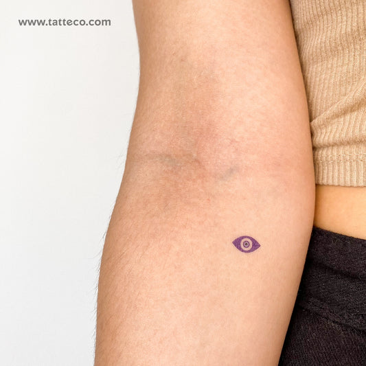 Tatuaje temporal pequeño de ojo de Nazar - Juego de 3