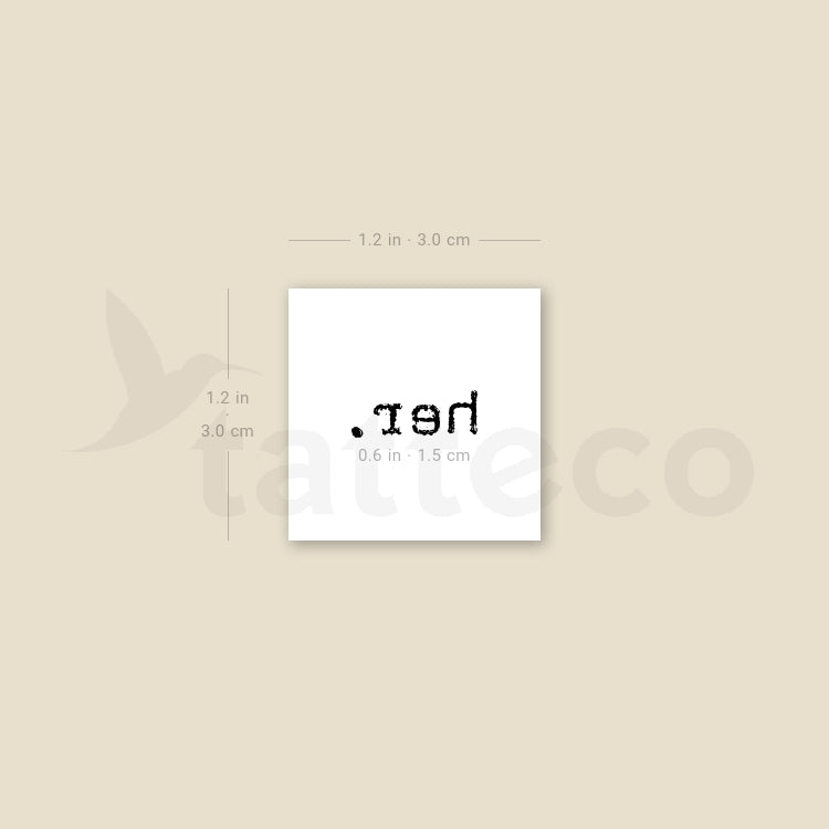 Her Temporary Tattoo - Set of 3