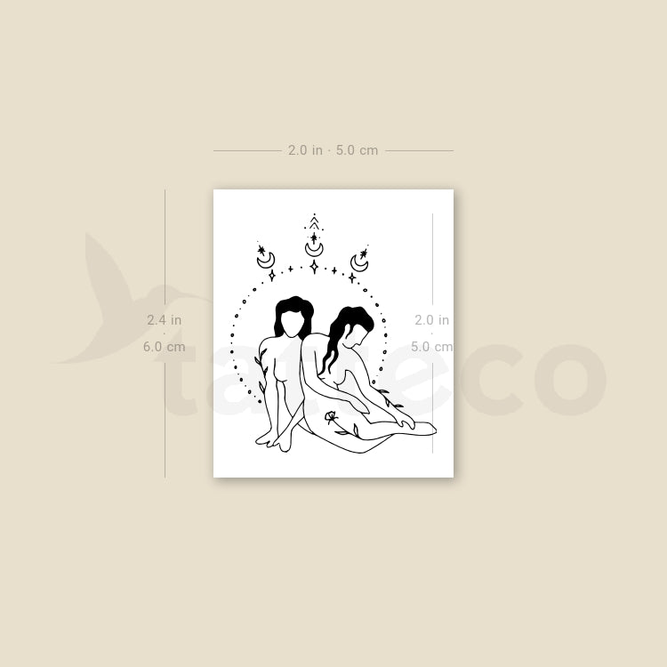 Women Temporary Tattoo by Tukoi - Set of 3