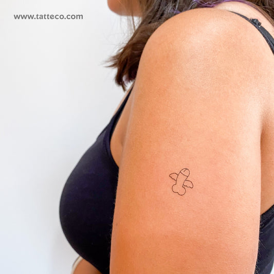 Flying Penis Temporary Tattoo - Set of 3