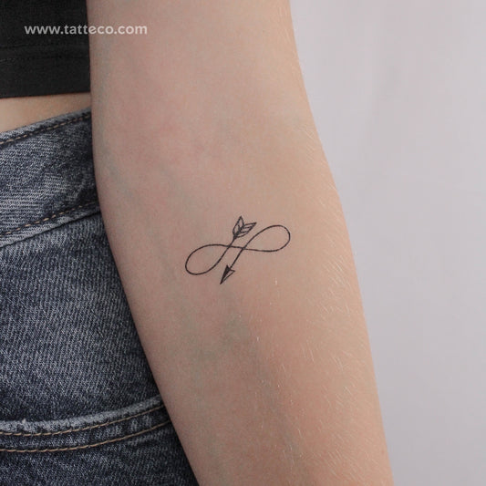 Tatuaje temporal de flecha infinita (juego de 3)