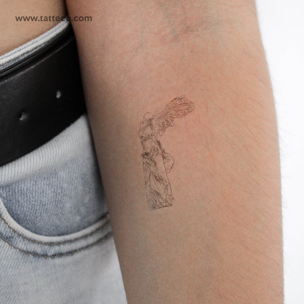 Winged Victory of Samothrace Temporary Tattoo - Set of 3
