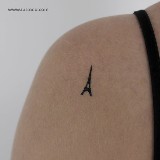 Eiffel Tower Temporary Tattoo - Set of 3