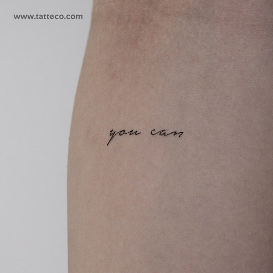 Tatuaje temporal You Can - Juego de 3