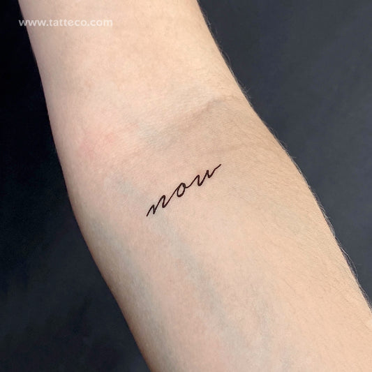 Now Temporary Tattoo - Set of 3