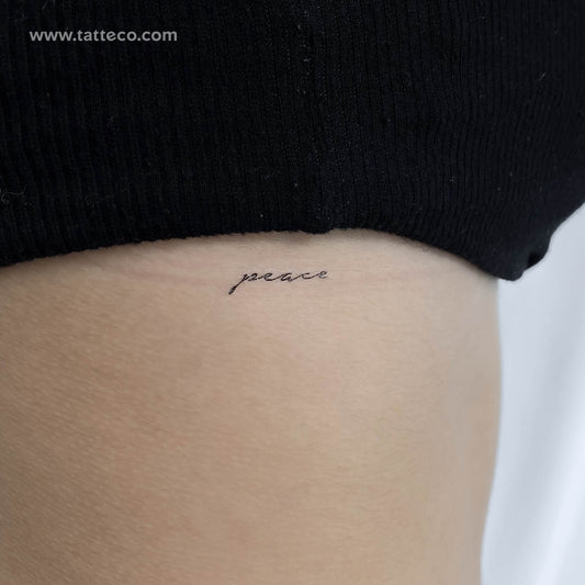 Peace Temporary Tattoo - Set of 3
