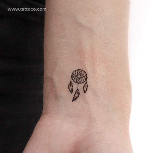 Tatuaje temporal de atrapasueños pequeño - Juego de 3