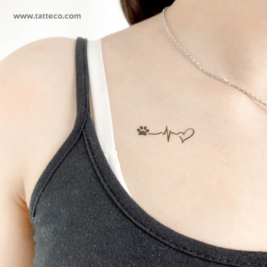 Love Hope Love Temporary Tattoo - Set of 3