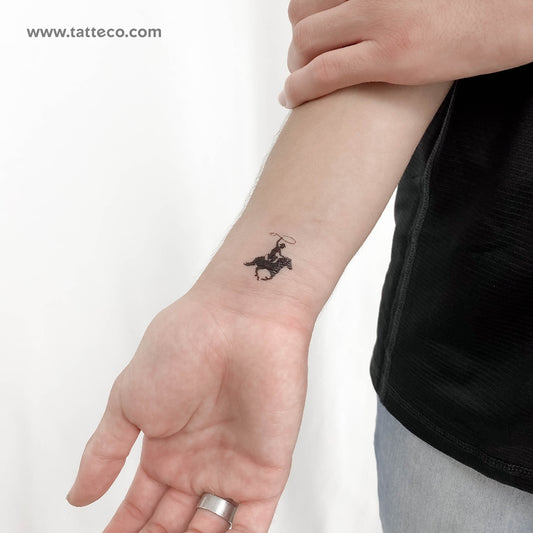 Cowboy Temporary Tattoo - Set of 3