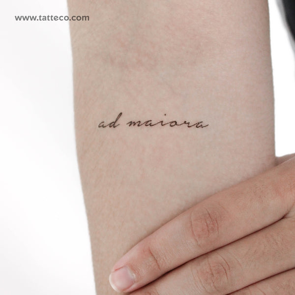 Ad Maiora Temporary Tattoo - Set of 3