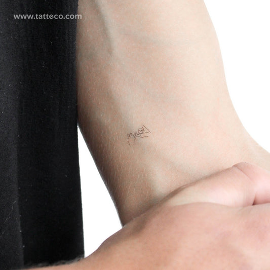 Tatuaje temporal "Pequeño Pinky Promise" - Juego de 3