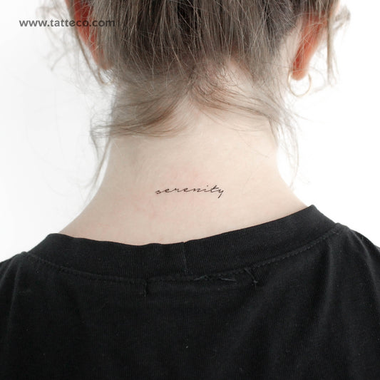 Serenity Temporary Tattoo - Set of 3