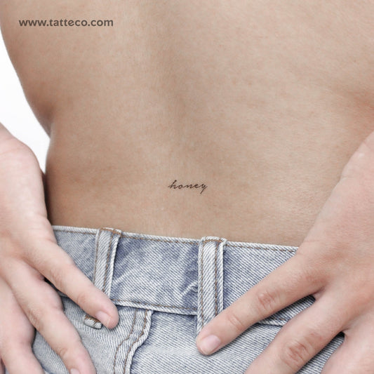 Honey Temporary Tattoo - Set of 3