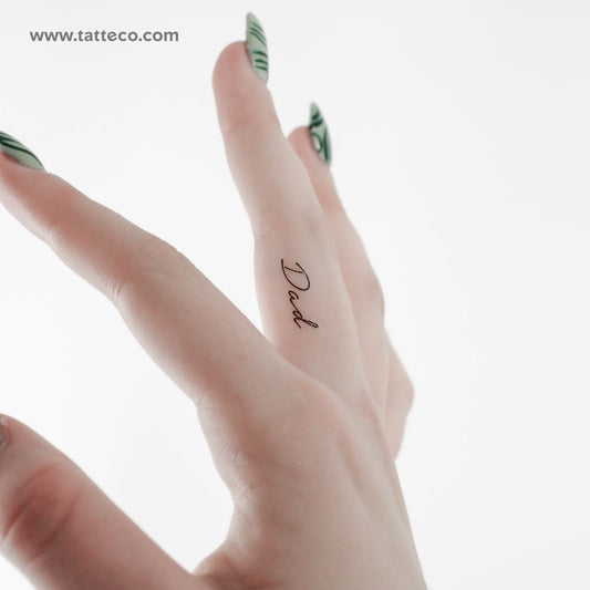 Dad Temporary Tattoo - Set of 3