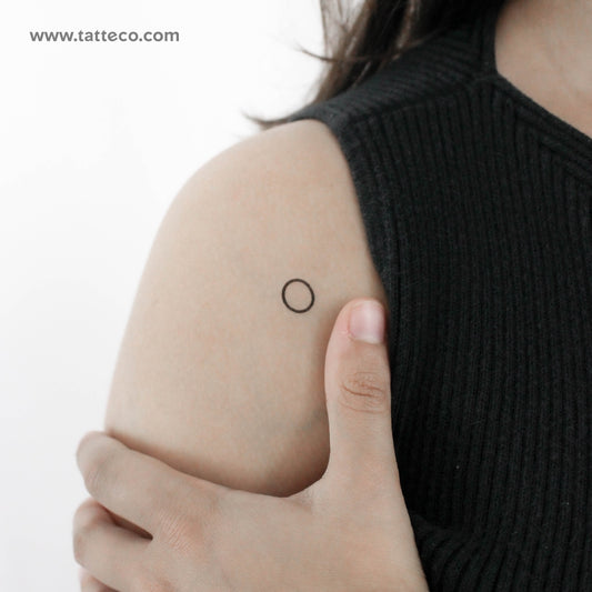 Little Circle Temporary Tattoo - Set of 3