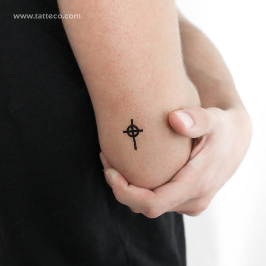 Celtic Cross Temporary Tattoo - Set of 3