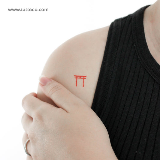 Tatuaje temporal de santuario sintoísta (juego de 3)