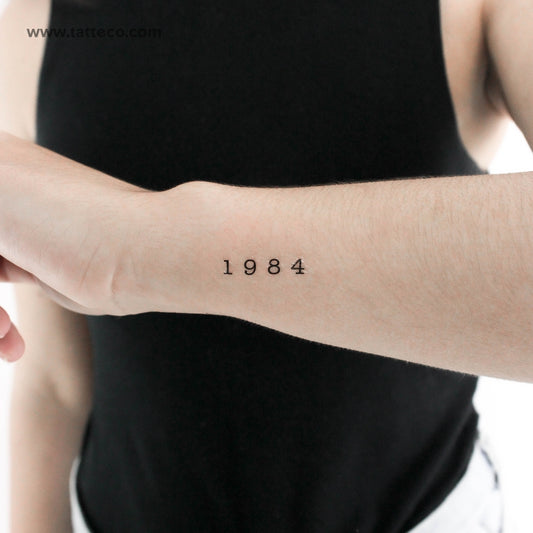 Tatuaje temporal de 1984 - Juego de 3