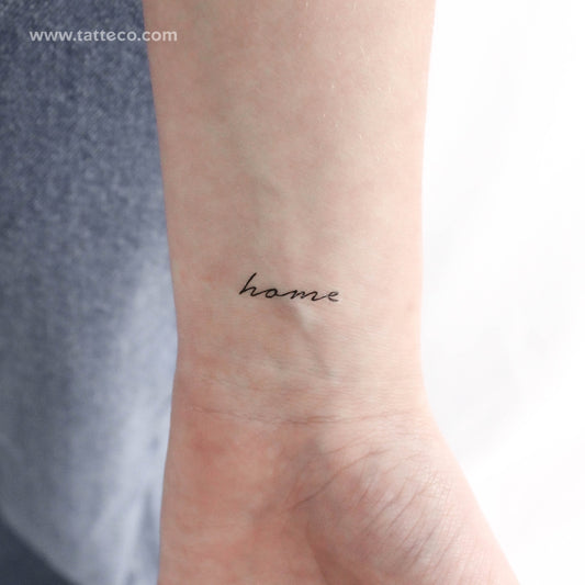 Home Temporary Tattoo - Set of 3