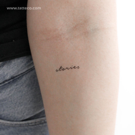 Stories Temporary Tattoo - Set of 3