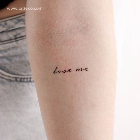 Love Me Temporary Tattoo - Set of 3