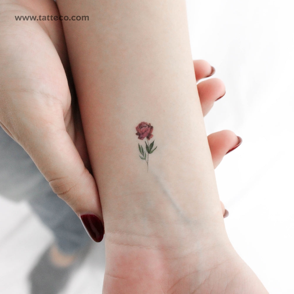 Delicate Peony Tattoo for Soft Beauty
