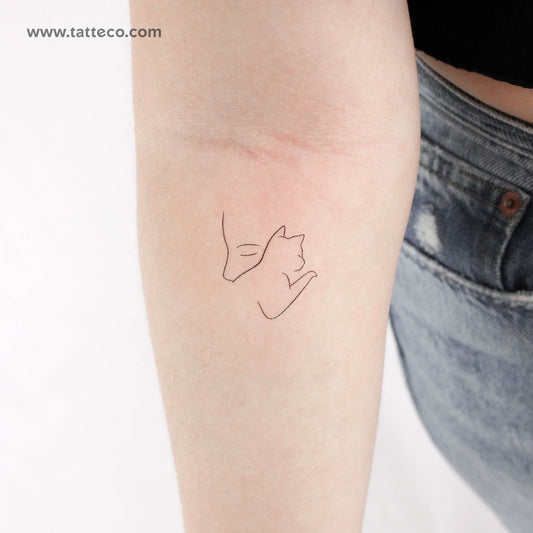 Tatuaje temporal de amor verdadero - Juego de 3