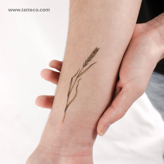 Tatuaje temporal "Trigo" de Ann Lilya - Juego de 3