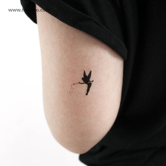 Tinker Bell Silhouette Temporary Tattoo - Set of 3