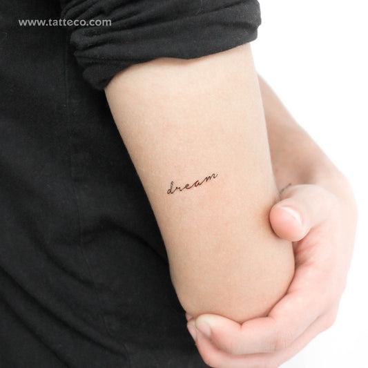 'Dream' Temporary Tattoo - Set of 3