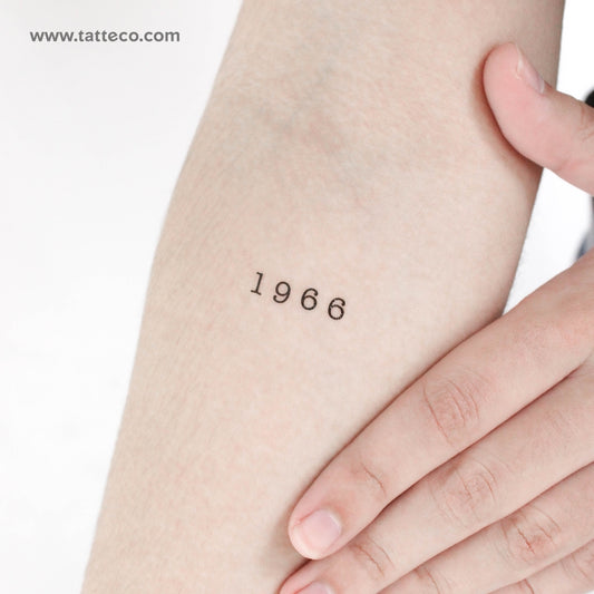 1966 Temporary Tattoo - Set of 3