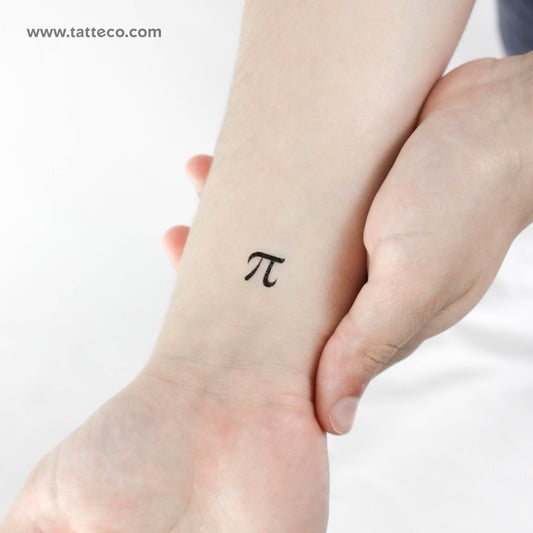 Tatuaje temporal de Pi pequeño - Juego de 3