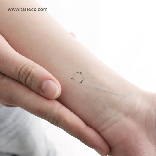 Tatuaje temporal pequeño de Ubuntu - Juego de 3