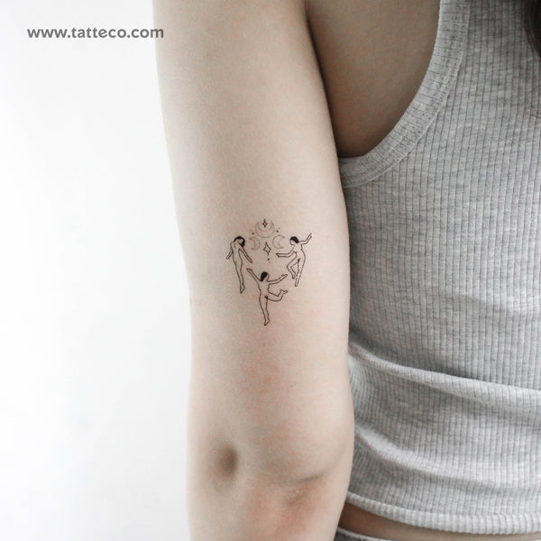 Akelarre Temporary Tattoo by Tukoi - Set of 3