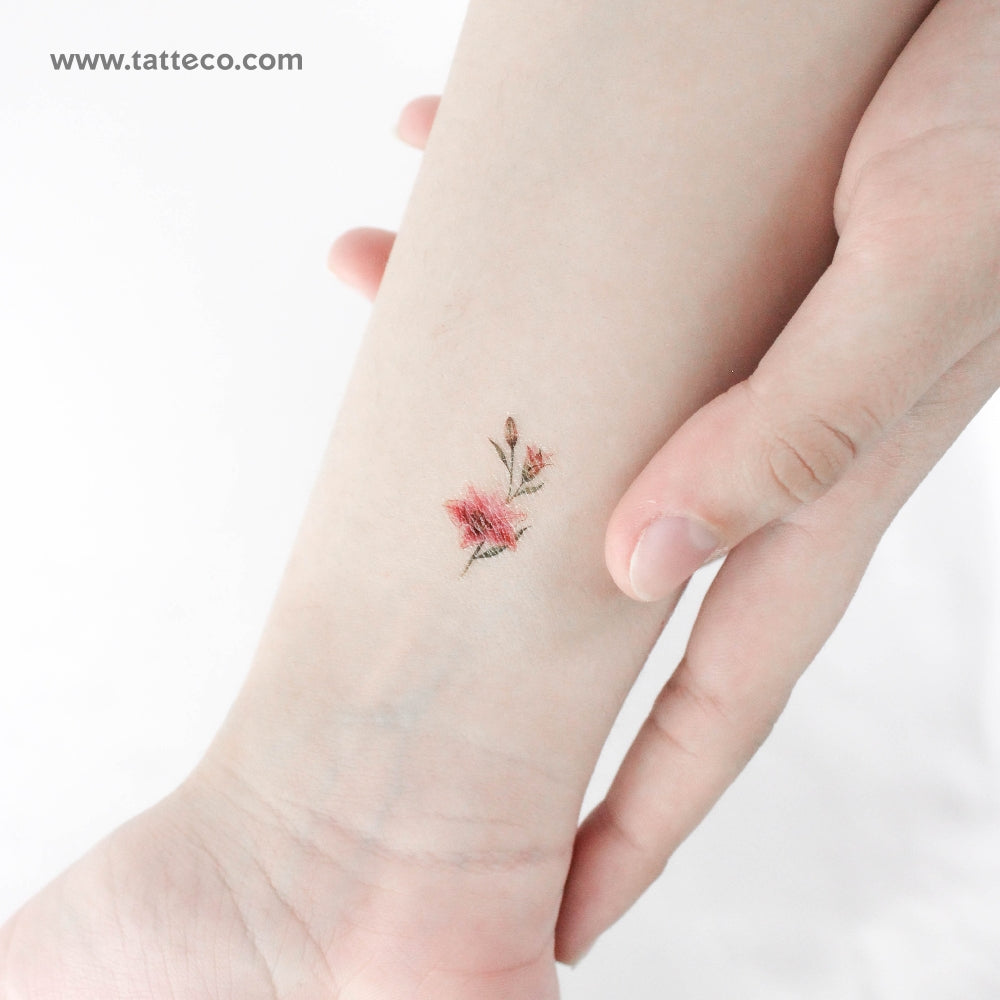lily flower tattoo Small Lily Stargazer Temporary Tattoo