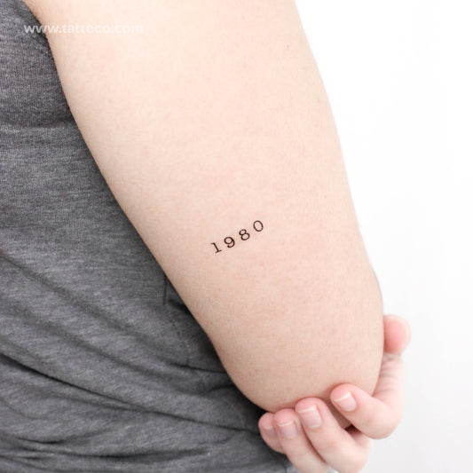 Tatuaje temporal de 1980 - Juego de 3