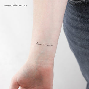 Luce In Altis Temporary Tattoo - Set of 3