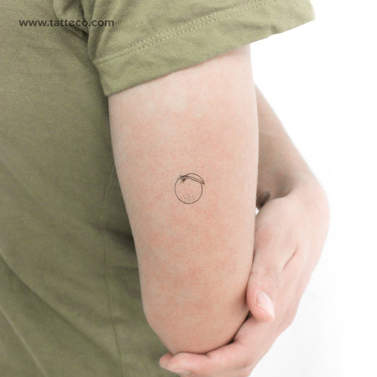 Tatuaje temporal naranja - Juego de 3