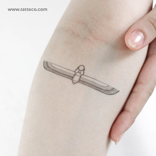 Tatuaje temporal de escarabajo - Juego de 3