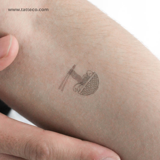 Ramen Temporary Tattoo - Set of 3