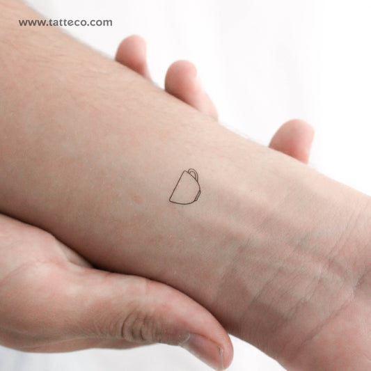 Tiny Teacup Temporary Tattoo - Set of 3