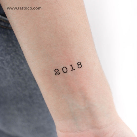 Tatuaje temporal 2018 - Juego de 3