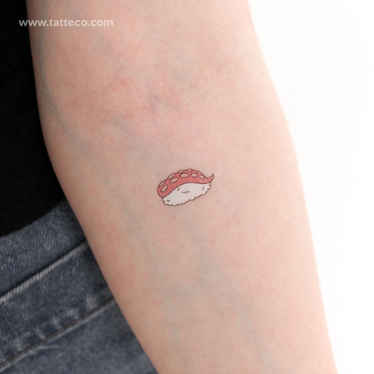Tatuaje temporal de pulpo nigiri (juego de 3)