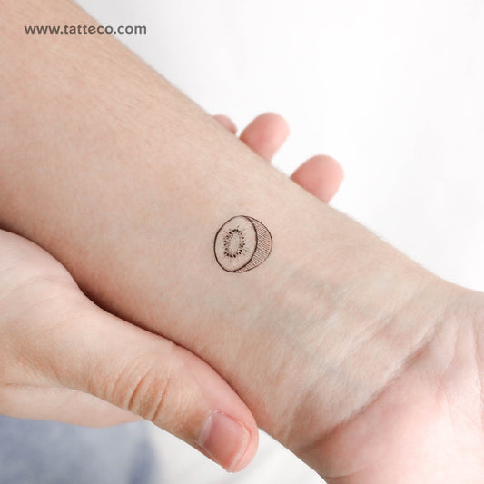 Tatuaje temporal de kiwi - Juego de 3