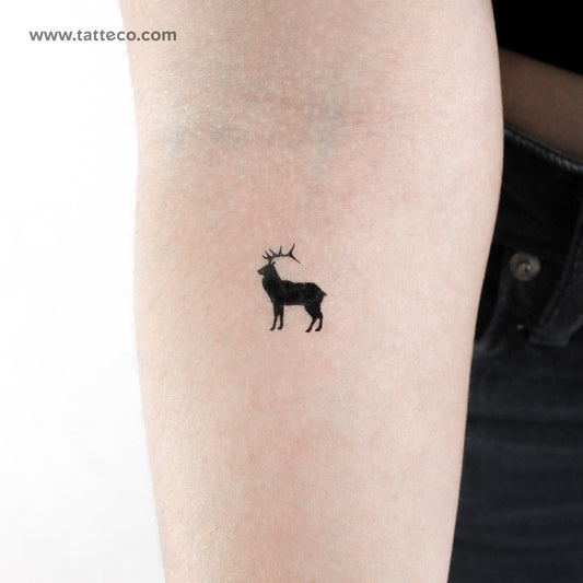 Tatuaje temporal de reno - Juego de 3