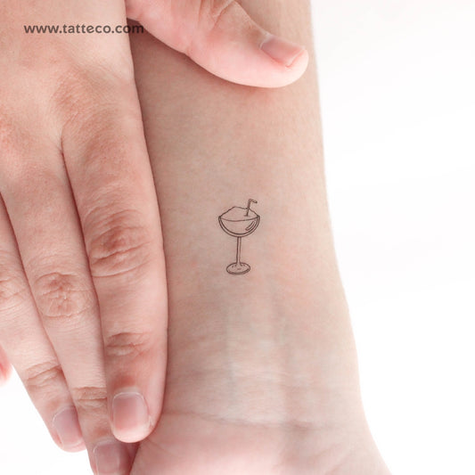 Daiquiri Temporary Tattoo - Set of 3