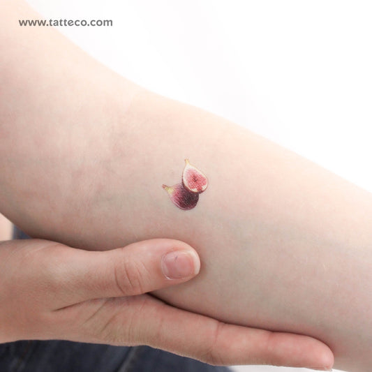 Fig Temporary Tattoo - Set of 3