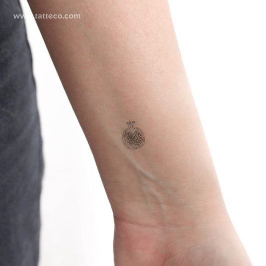 Tatuaje temporal de granada diminuta (juego de 3)