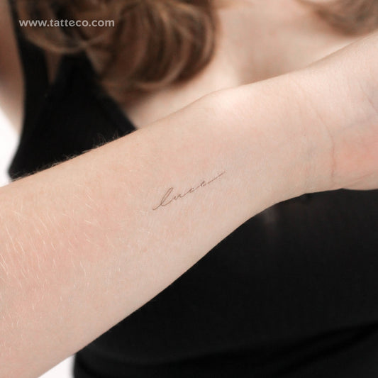 Tatuaje temporal 'Luce' de Jakenowicz - Juego de 3